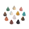 Natural & Synthetic Mixed Gemstone Circular Cone Ornament G-K359-01A-1