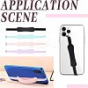 4 Sets 4 Colors Wrist Strap Hand Lanyard Silicone Elastic Moblie Straps AJEW-OC0003-16-5