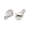 Brass Lobster Claw Clasps KK-P302-17P-2