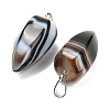 Natural Banded Agate Pendants GG-K002-16D-2