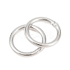Brass Closed Jump Rings KK-D257-01P-05-2