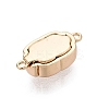 Brass Magnetic Clasps KK-Q074-02G-2