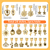 40Pcs 20 Styles Alloy European Dangle Charms PALLOY-BM00018-2