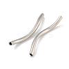 Brass Twist Tube Beads KK-B120-02D-P-2