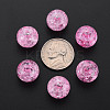 Transparent Crackle Acrylic Beads MACR-S373-66B-N02-2