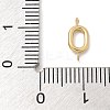 304 Stainless Steel Letter Connector Charms STAS-M108-01G-15-3