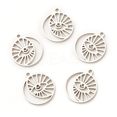 Non-Tarnish 201 Stainless Steel Pendants STAS-G258-09P-1