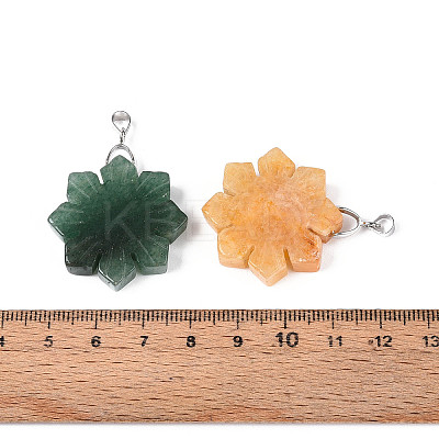 Natural Mixed Stone Pendants G-T144-12M-1