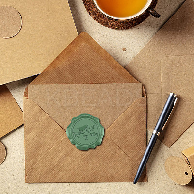 50Pcs Adhesive Wax Seal Stickers DIY-CP0010-53D-1