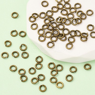 Antique Bronze Jewelry Accessory Open Jump Rings X-JRC5MM-AB-1