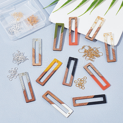 1 Box 70Pcs DIY Dangle Earring Making Kits DIY-OC0006-13-1