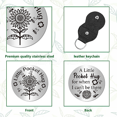 1Pc 201 Stainless Steel Commemorative Coin AJEW-CN0003-17E-1