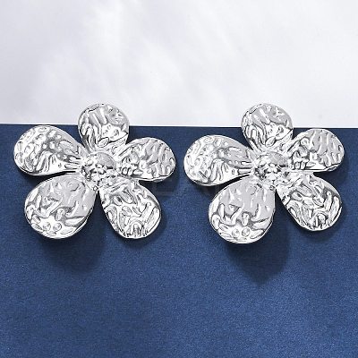 304 Stainless Steel Stud Earrings for Women LS-EJEW-K306-13P-1