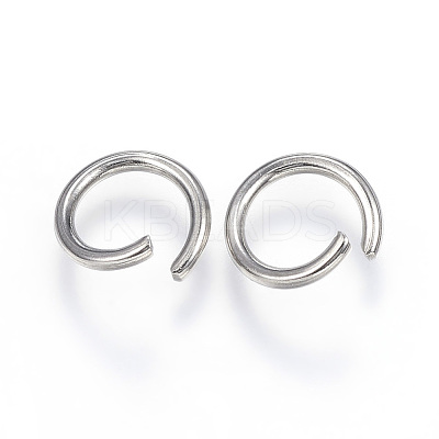 Tarnish Resistant 304 Stainless Steel Open Jump Rings A-STAS-F110-01P-1