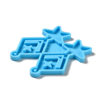 DIY Rhombus with Star Pendant Silicone Molds LS-DIY-I099-06-1
