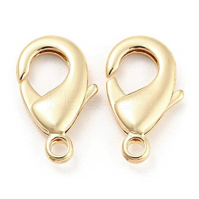 Brass Lobster Claw Clasps KK-Q789-05G-1