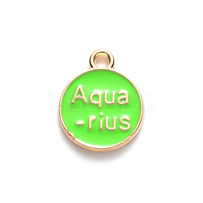 Alloy Enamel Pendants ENAM-S124-01B-06J-1
