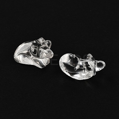 Chinese Zodiac Natural Quartz Crystal Carved Beads G-D300-01G-1