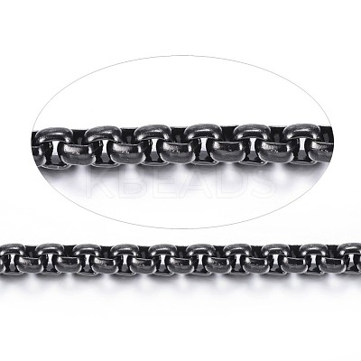 304 Stainless Steel Box Chains CHS-G002-01B-1