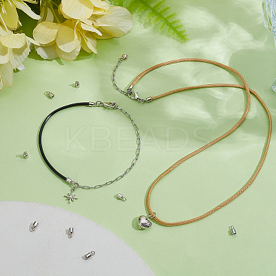 925 Sterling Silver Cord End STER-BC0004-27A-P-1