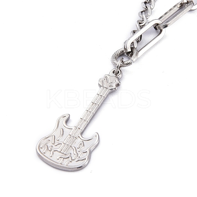 Non-Tarnish 304 Stainless Steel Double Layer Necklaces NJEW-M181-07P-1