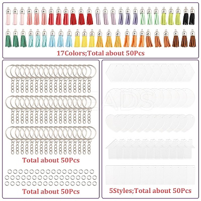 DIY Keychain Kits DIY-YW0016-35-1