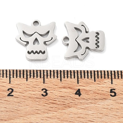 Non-Tarnish 316 Surgical Stainless Steel Charms STAS-Q314-07P-1