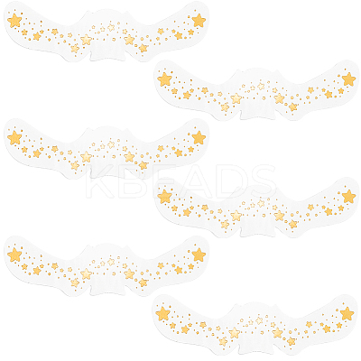 10Pcs Transfer Sticker Proof Removable Temporary Tattoos Stickers DIY-SP0003-65A-07-1