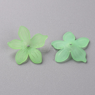 Frosted Acrylic Bead Caps MACR-S371-05A-733-1