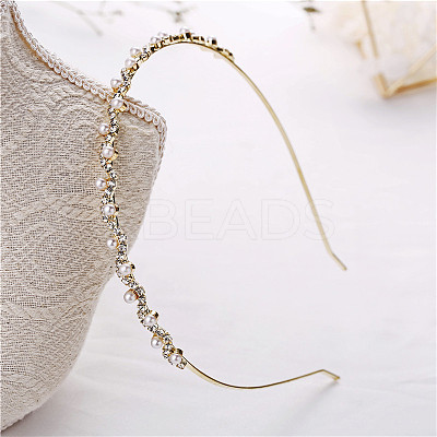 Iron with Rhinestone Hair Bands PW-WG32994-04-1