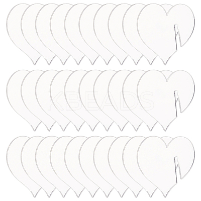 60Pcs Acrylic Wine Glass Charms AJEW-FG0002-22-1