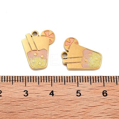 Ion Plating(IP) 304 Stainless Steel Pendants STAS-S140-10G-1