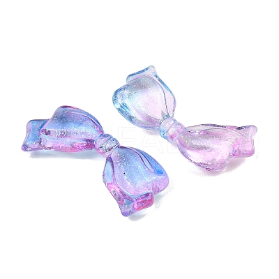 Two-Tone Transparent Acrylic Beads AC-CBAE44E-02A-04-1