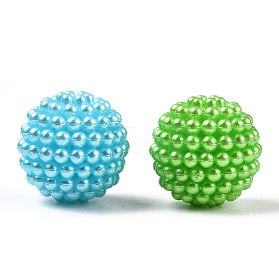 ABS Plastic Beads KY-T041-02-19MM-B-1
