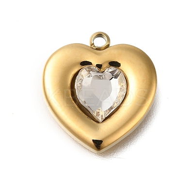 Ion Plating(IP) 304 Stainless Steel Glass Charms STAS-Q335-16G-1