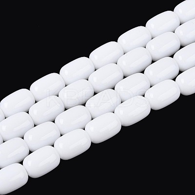 Opaque Glass Beads Strands GLAA-T028-14P-A01-1