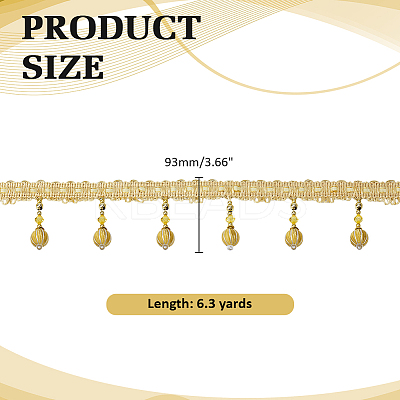 Curtain Plastic Beaded Fringe Trim OCOR-ME0001-23A-1