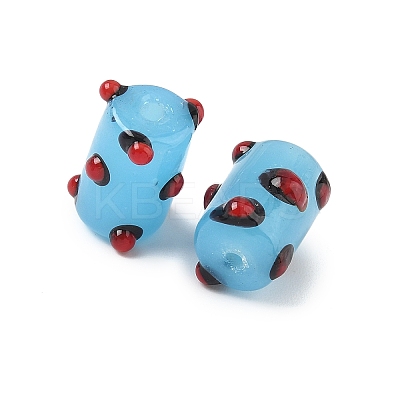 Handmade Lampwork Bumpy Beads LAMP-U004-03-1