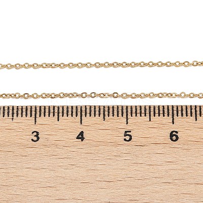 304 Stainless Steel Cable Chain Necklaces X-NJEW-M151-24G-1
