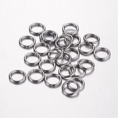 Tarnish Resistant 304 Stainless Steel Open Jump Rings STAS-D438-03-1