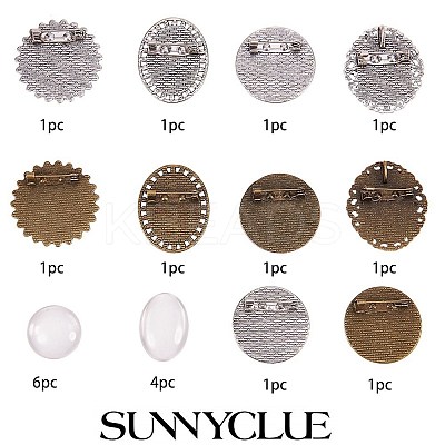 DIY Brooch Making DIY-SC0006-37-1