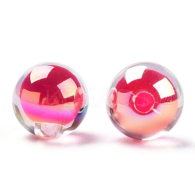 Transparent Acrylic Beads TACR-S148-11D-1