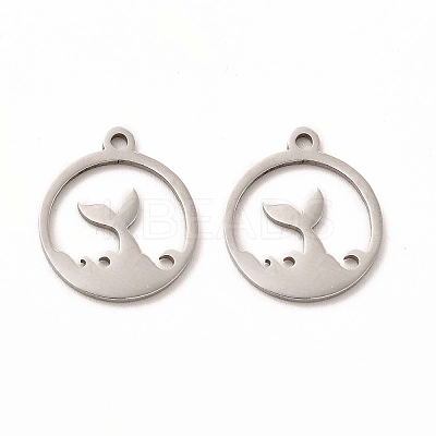 Non-Tarnish 201 Stainless Steel Pendants STAS-E188-07P-1