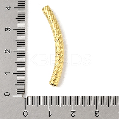 304 Stainless Steel Curved Tube Beads LS-STAS-M071-03G-G-1