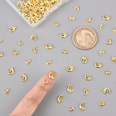 120Pcs 2 Style Alloy Cabochons FIND-OC0001-49-1