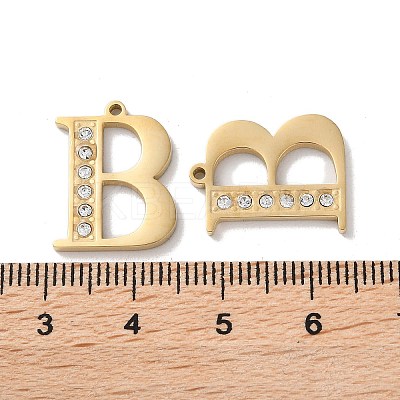 Real 14K Gold Plated 304 Stainless Steel Pendants STAS-L022-157G-B-1