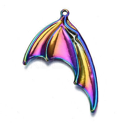 Plated Rainbow Color Alloy Big Pendants PALLOY-S180-016-RS-1