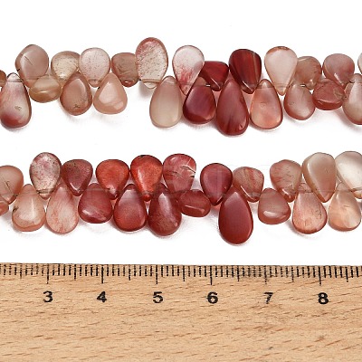 Gradient Color Natural Andesine Feldspar Beads Strands GG-CBA0C95-C01-02-1