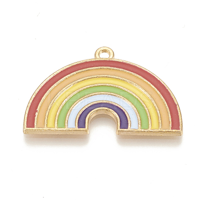 Alloy Enamel Pendants X-ENAM-S115-030-1
