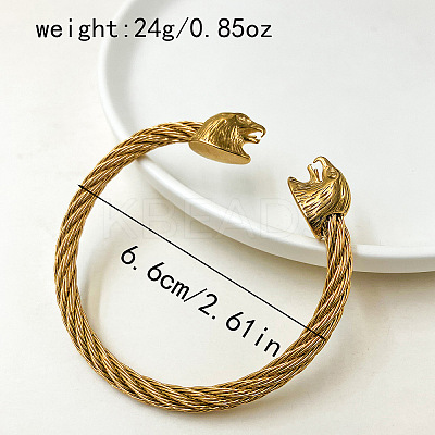304 Stainless Steel Cuff Bangles for Unisex FS-WGEB249-03-1